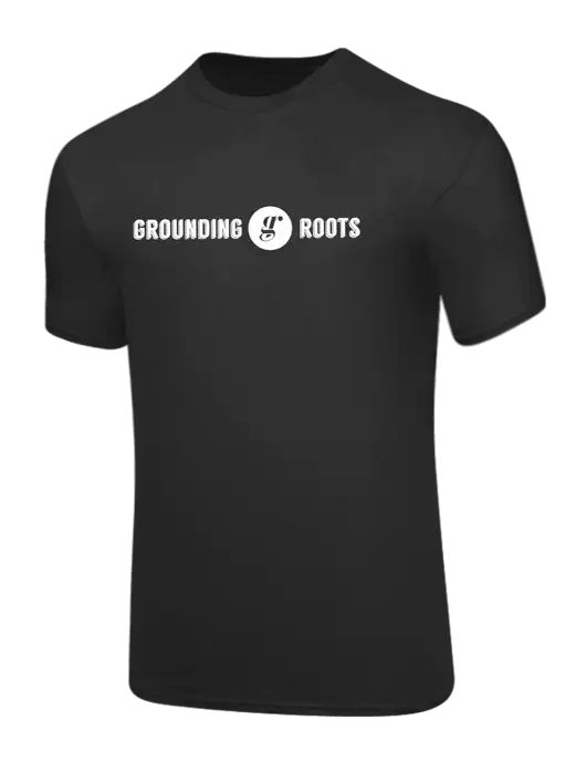 Core Blend Charcoal Grey T-Shirt w/Grounding Roots Logo