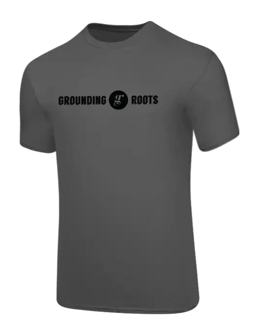 Core Blend Medium Grey T-Shirt w/Grounding Roots Logo