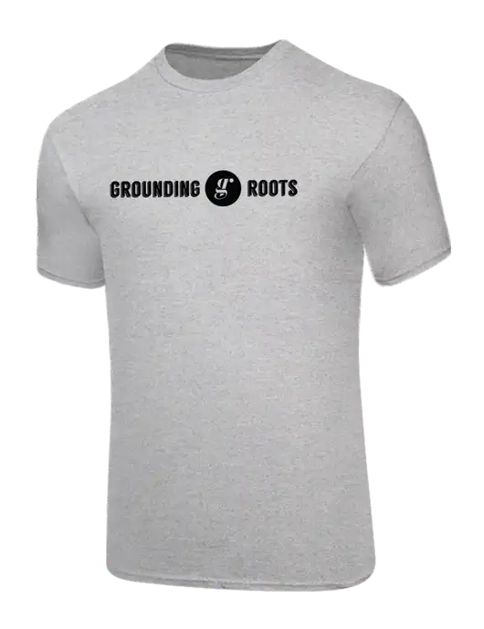 Core Blend Light Grey Heather T-Shirt w/Grounding Roots Logo