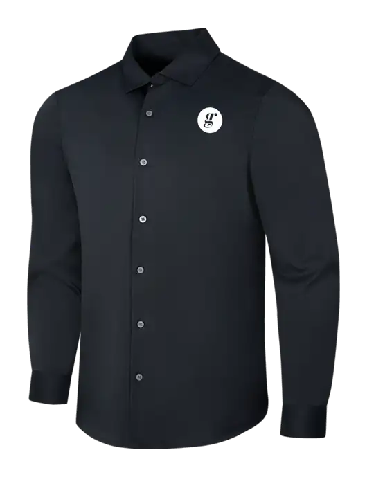 Black City Stretch Shirt w/Grounding Roots Logo