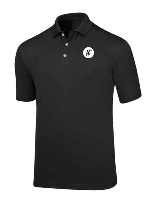 Callaway Core Black Performance Polo w/Grounding Roots Logo