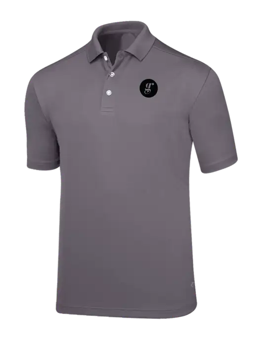 Callaway Core Medium Grey Performance Polo w/Grounding Roots Logo
