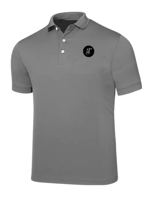 Callaway Ottoman Medium Grey Polo w/Grounding Roots Logo