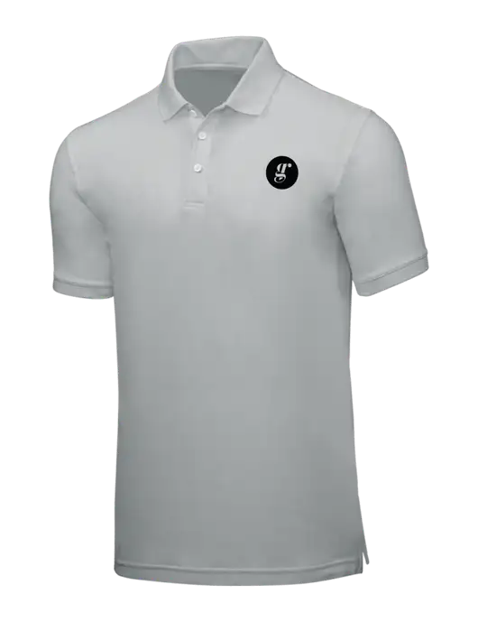 Light Grey Core Classic Pique w/Grounding Roots Logo