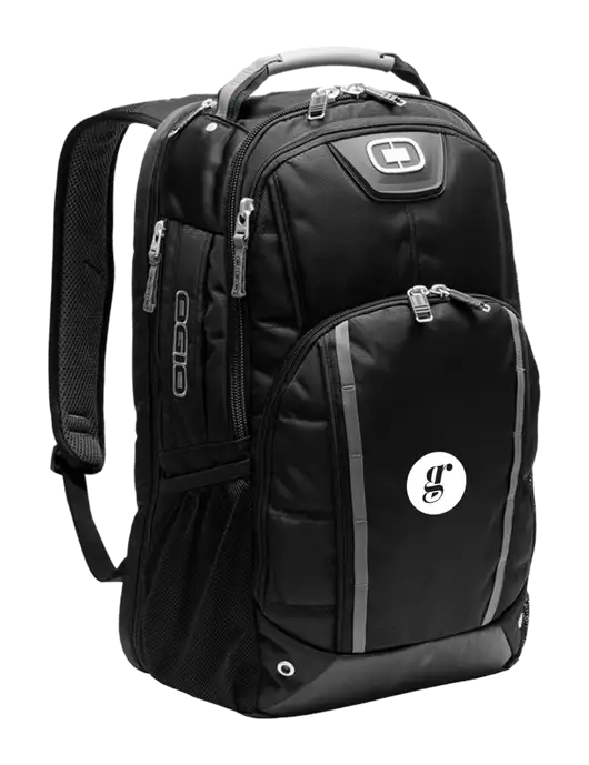 OGIO Black Bolt Pack w/Grounding Roots Logo