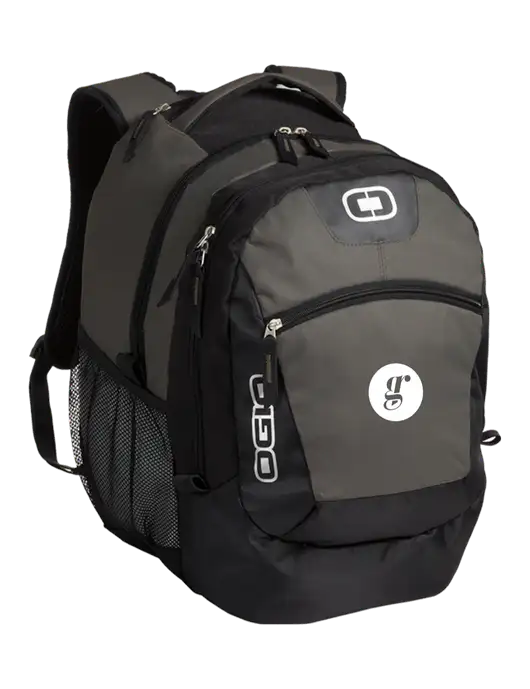 OGIO Grey Rogue Pack
 w/Grounding Roots Logo