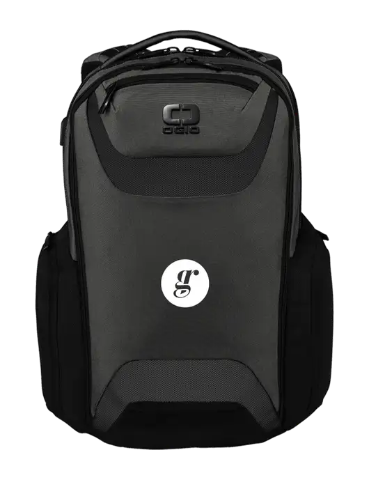 OGIO Tarmac Charcoal Connected Pack w/Grounding Roots Logo